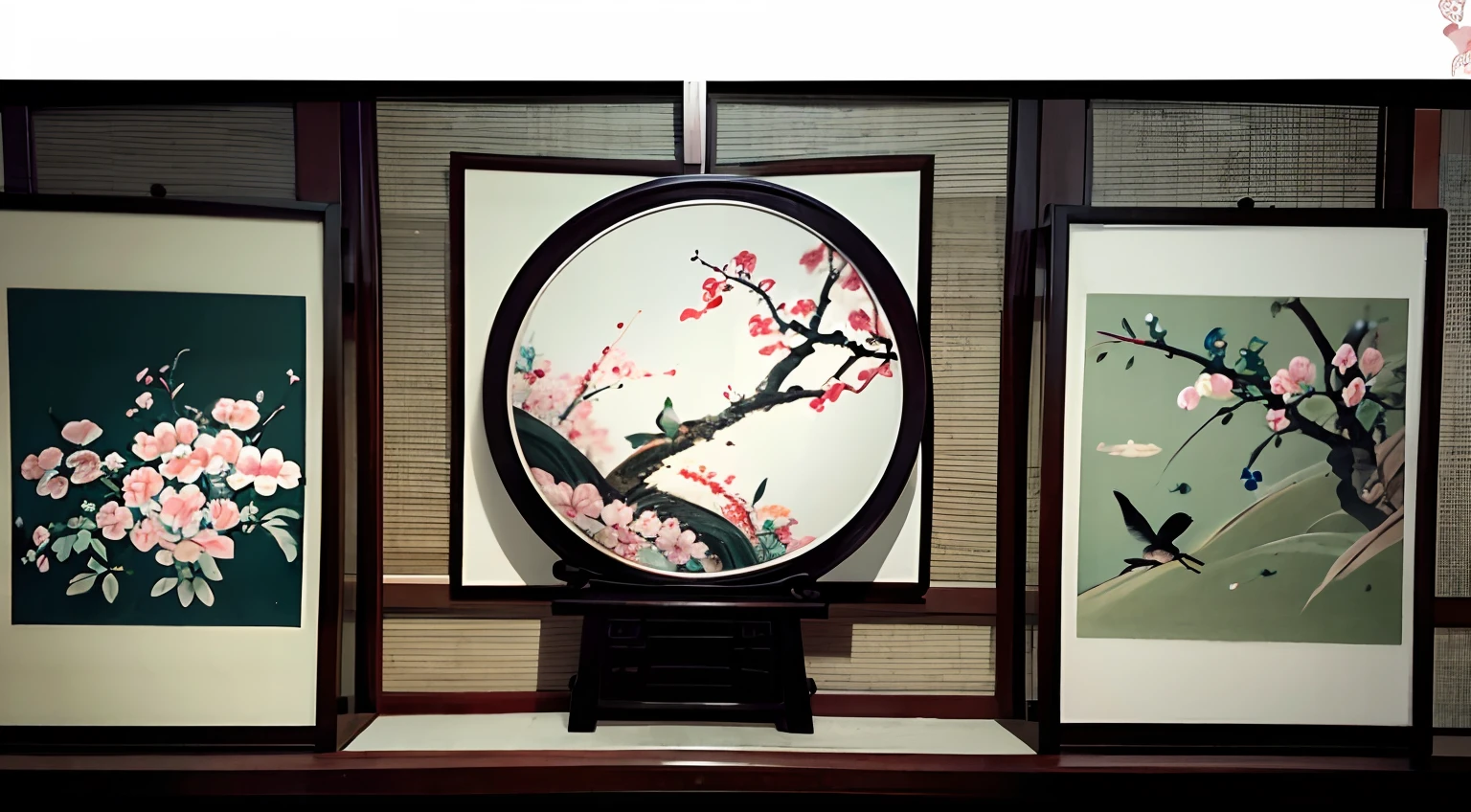 Classical Chinese painting of flowers and birds