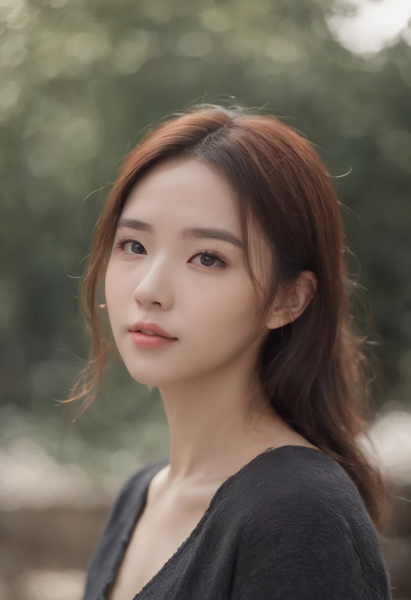 Best Quality, 超A high resolution, (Photorealistic:1.4), 20 years girl, (ulzzang-6500:0.8), (Forehead), Upper body,