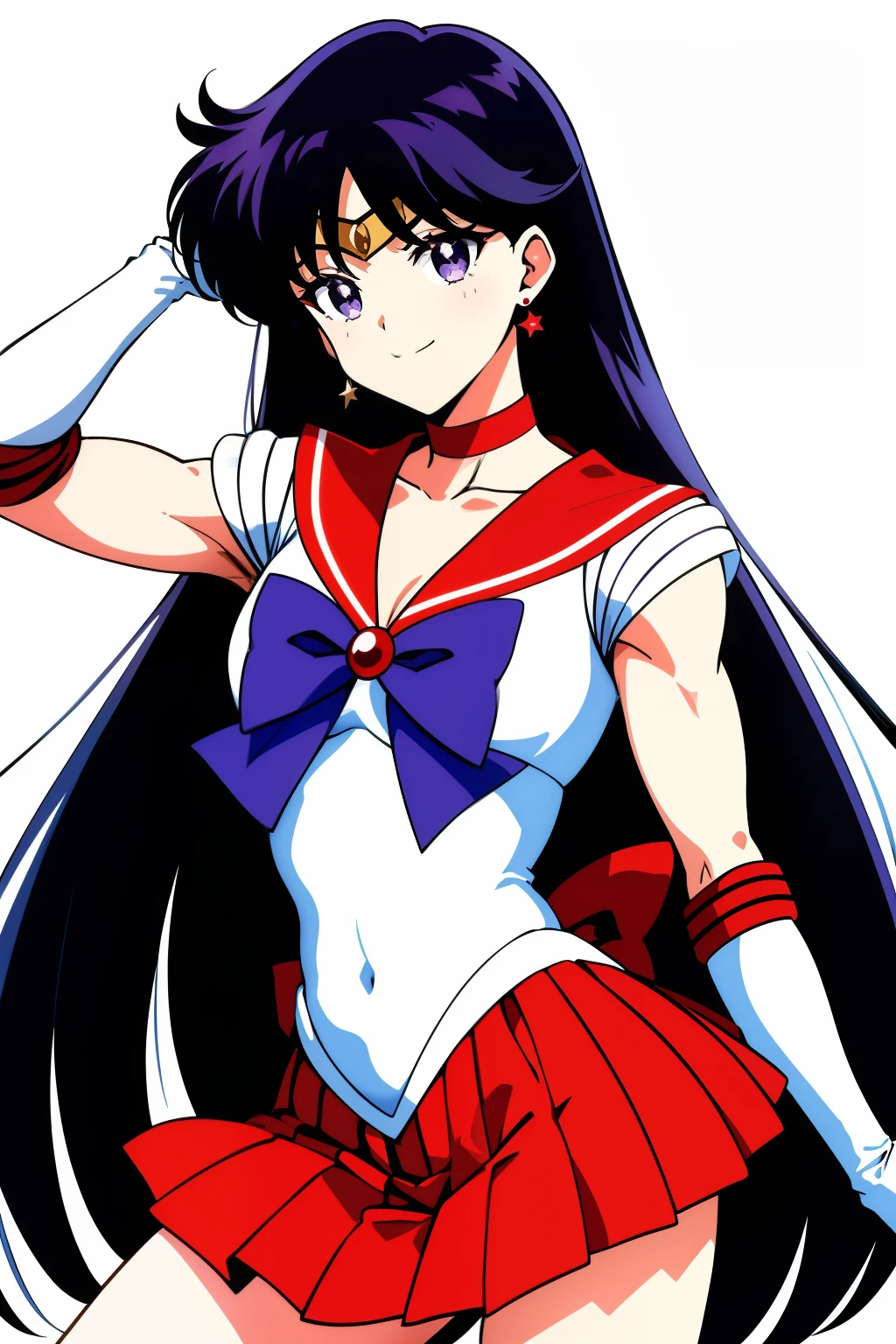 (Very detailed),Mid-chest, Detailed hands, Sailor Mars,I'm injured、On one knee、(((Crippling)))、(((Her costume is torn and her skin is showing)))、Bleeding、enduring pain、(((Hands tied)))、He is in agony after receiving a fierce attack from the enemy.、Being tied up with rope
