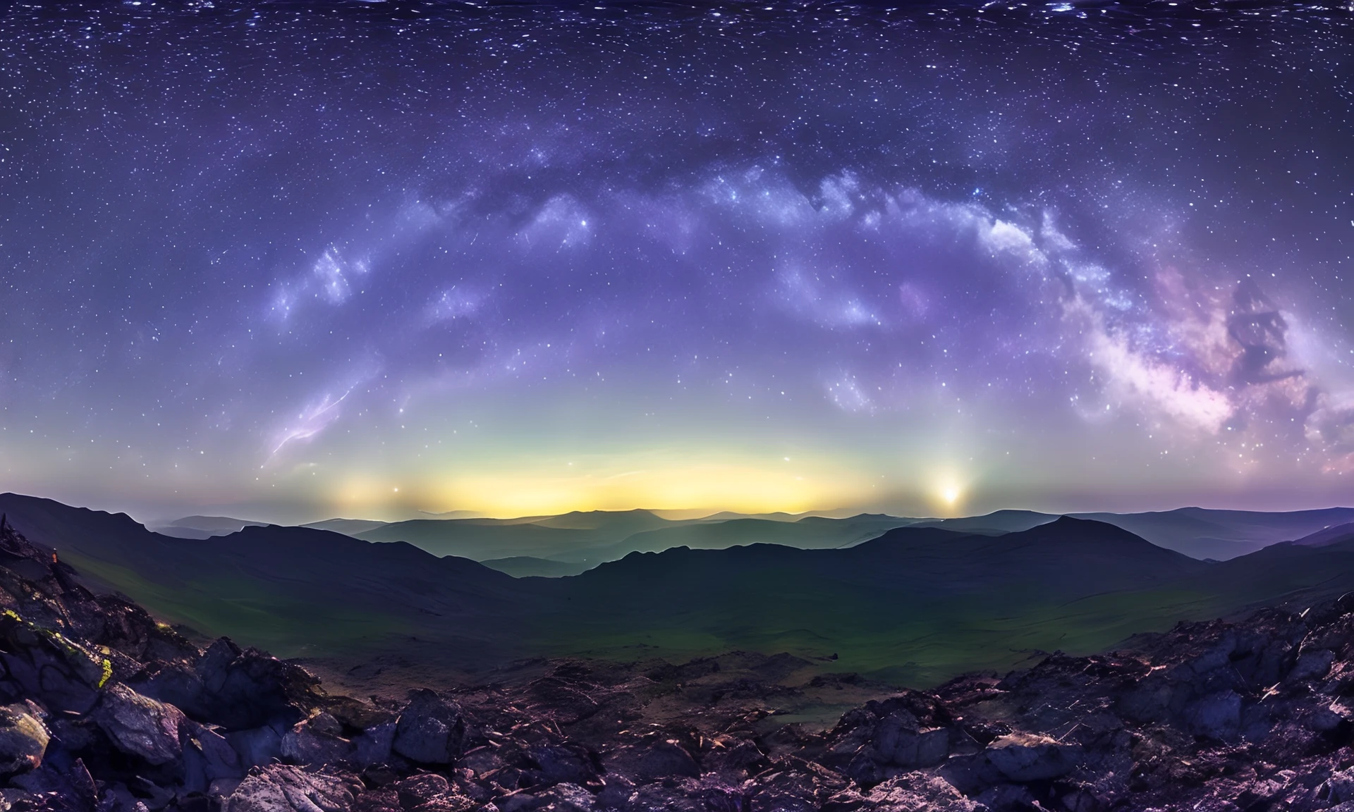 kosmos milkyway stele々shines brightly