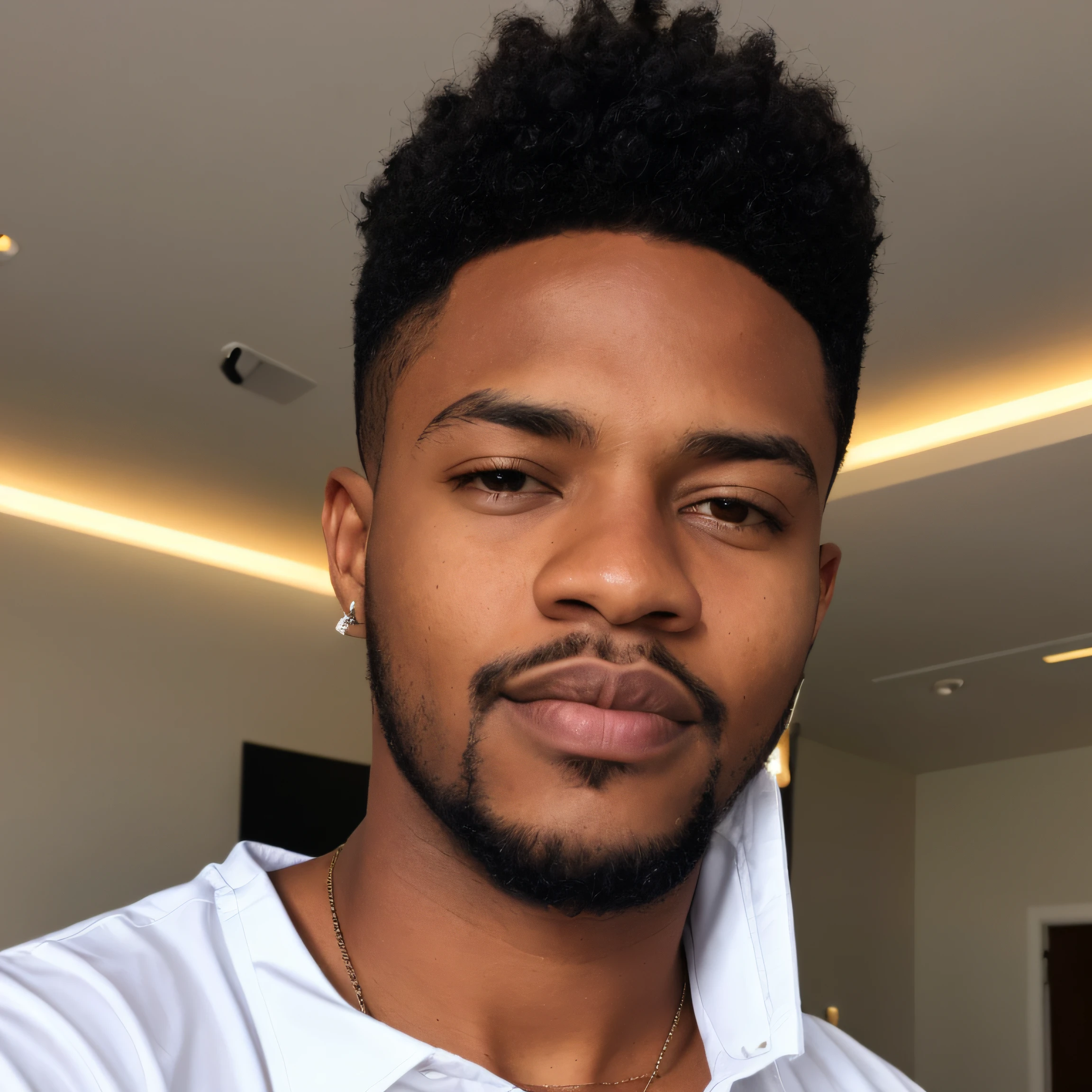 arafed man with a black hair and a purple jacket with a white shirt underneath, headshot profile picture, good looking face, sleek flat top haircut, around 1 9 , man is with black skin, front profile, clean shaven face, redahair and attractive features, with textured hair and skin, tapered hairline, a handsome man,black short hair, 27 years old