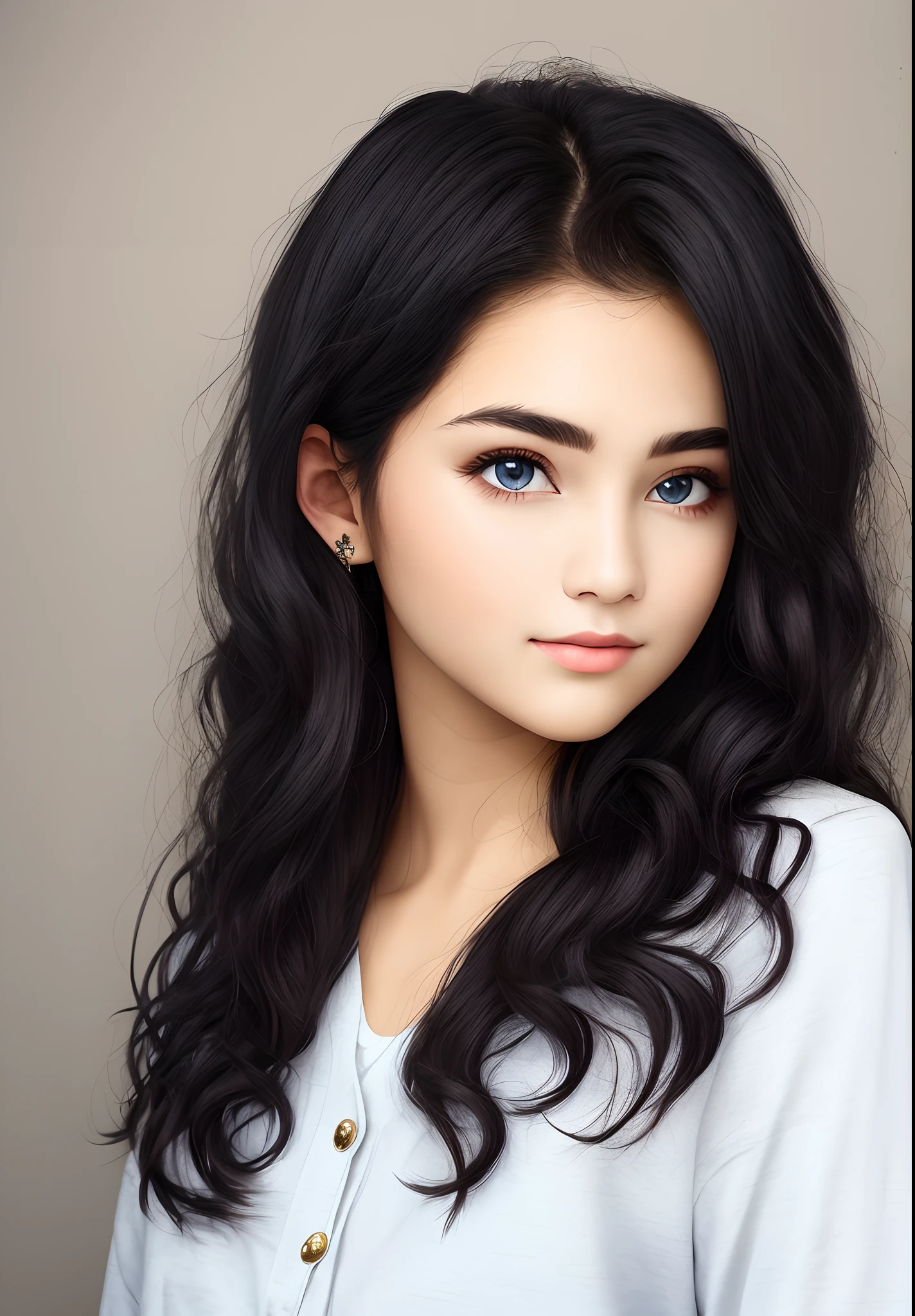 Black Hair Pretty Girl