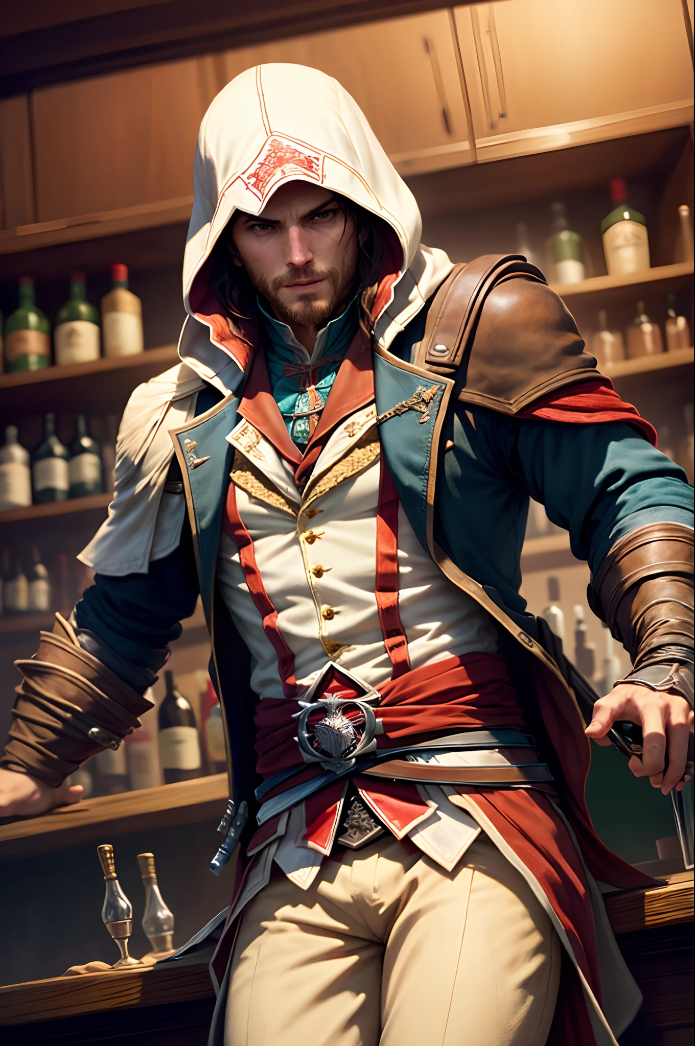 Assassin’s Creed bartender man