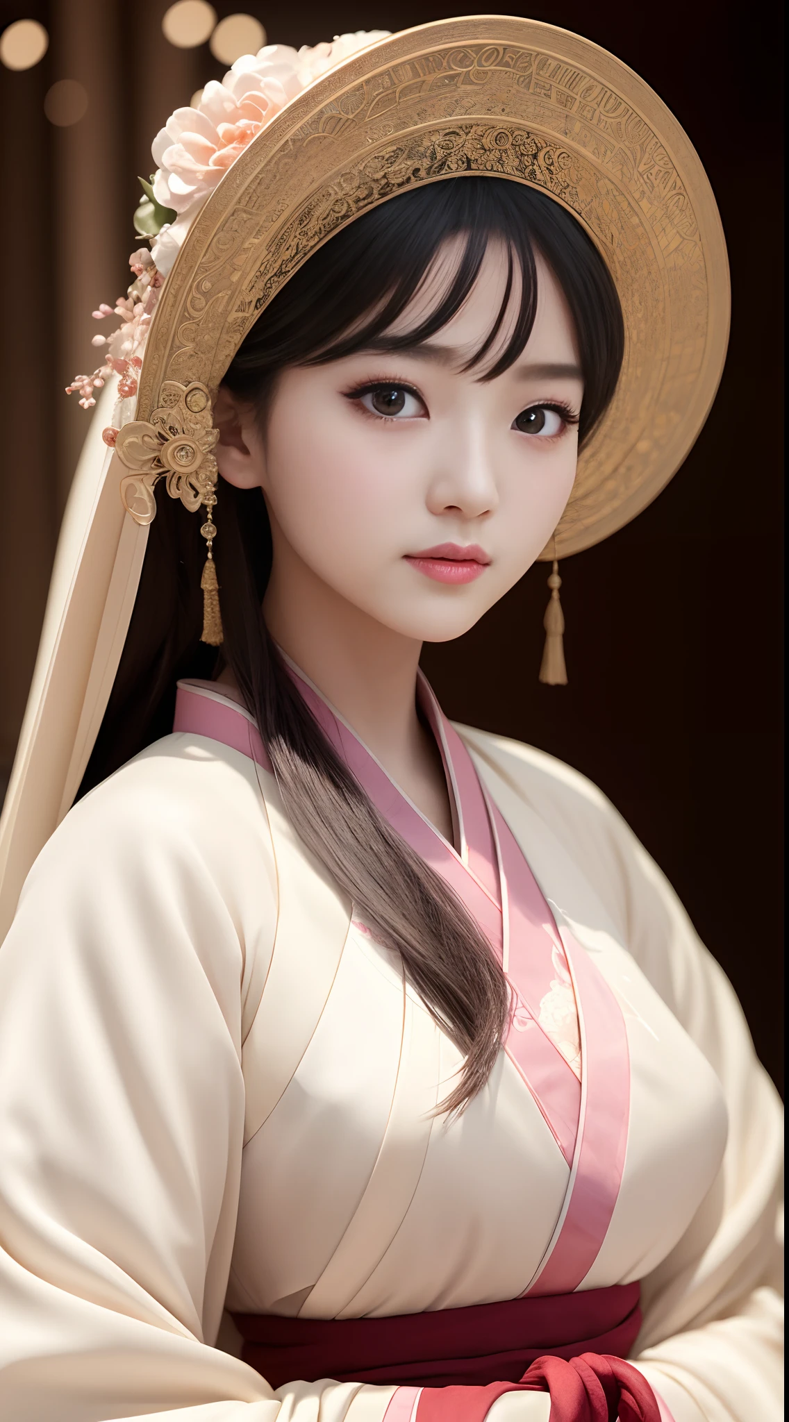 Best quality ,Masterpiece, illustration, An extremely delicate and beautiful, Extremely detailed ,CG ,Unity ,8K wallpaper, Amazing, finedetail, Masterpiece,Best quality,offcial art,Extremely detailed Cg Unity 8K wallpaper,absurderes, unbelievable Ridiculous, hugefilesize , Ultra-detailed, A high resolution, Extremely detailed,Beautiful detailed girl, Extremely detailed eyes and face, Beautiful detailed eyes,light in face,(Hanfu:1.1),1girll