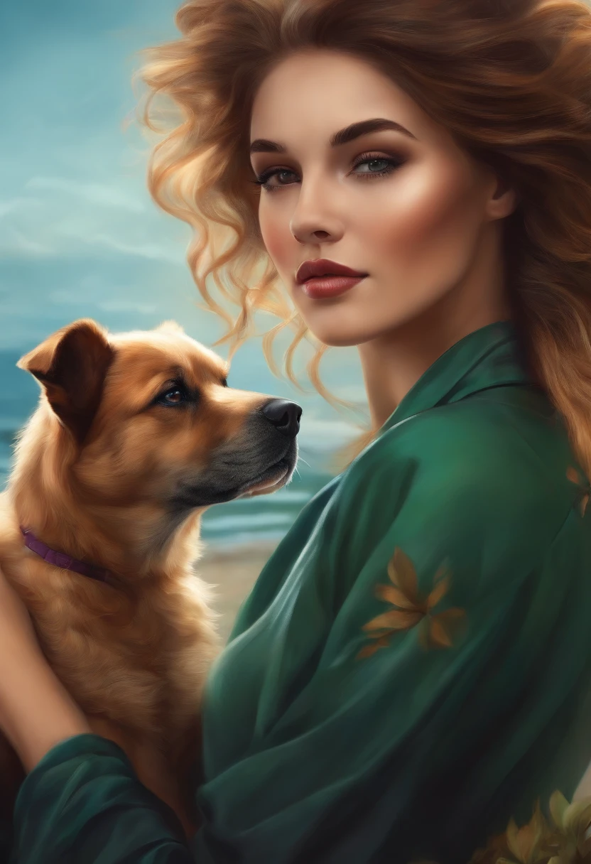 girl with Canine line