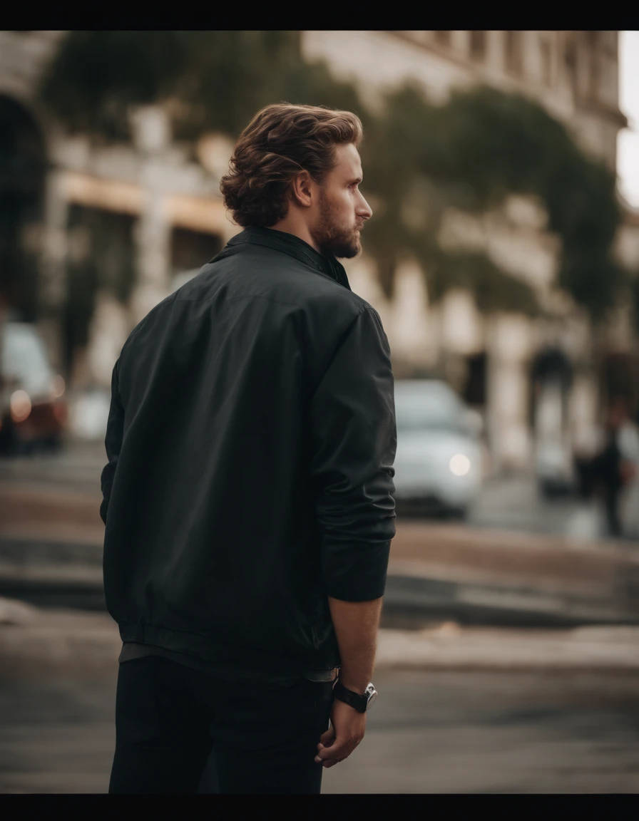 Cinematographic portrait, Haut du corps, visage, visage au public, (Reality :1.3), One of the most beautiful works of art in the world, Dressed in streetwear, A man looks into the camera, , beautifull detailed face, Action Shot, , Realistic photos, CG, art station