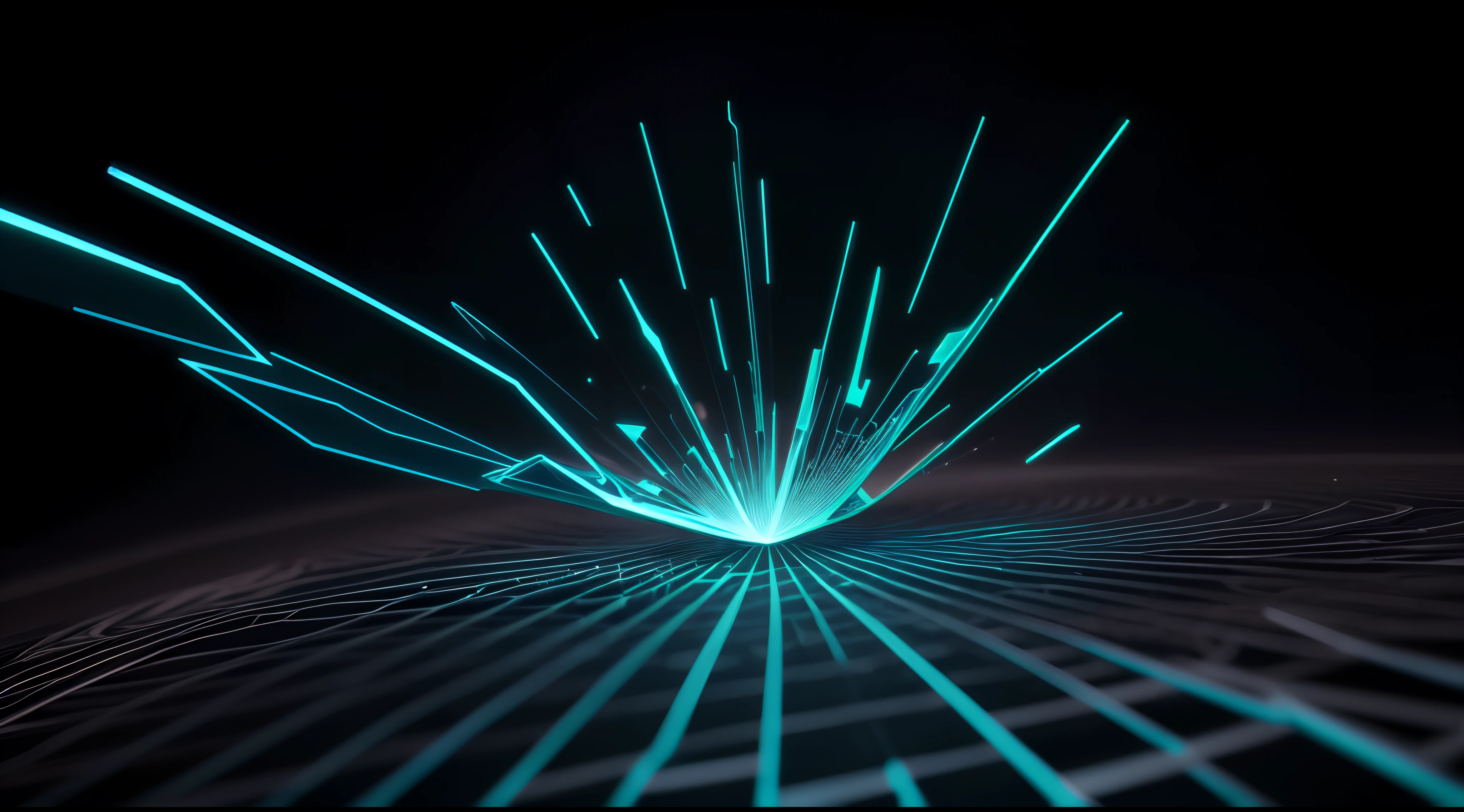 Engaging 3D visualization featuring stunning graphs、glinting