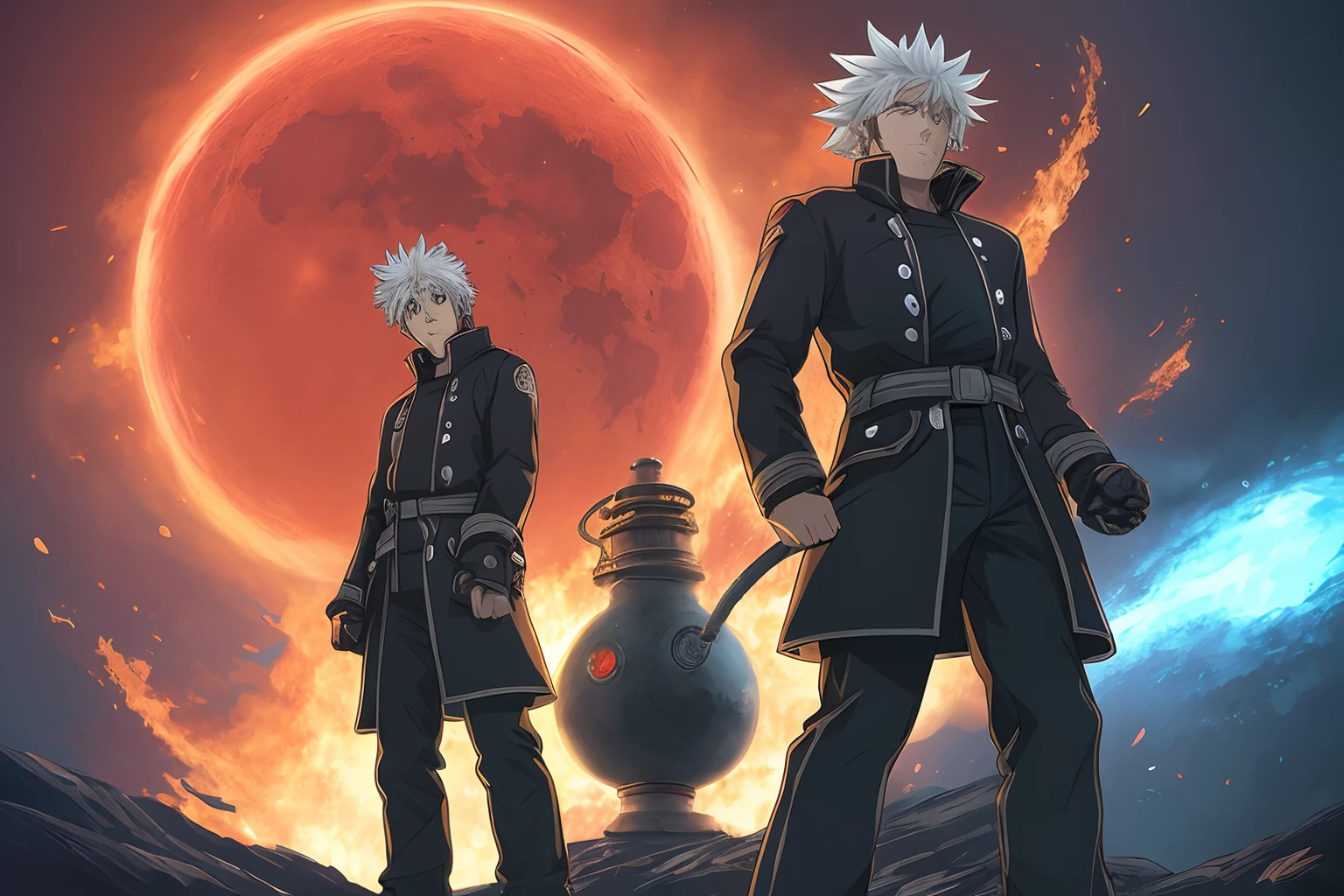 fire force benimaru shinmon crimson moon