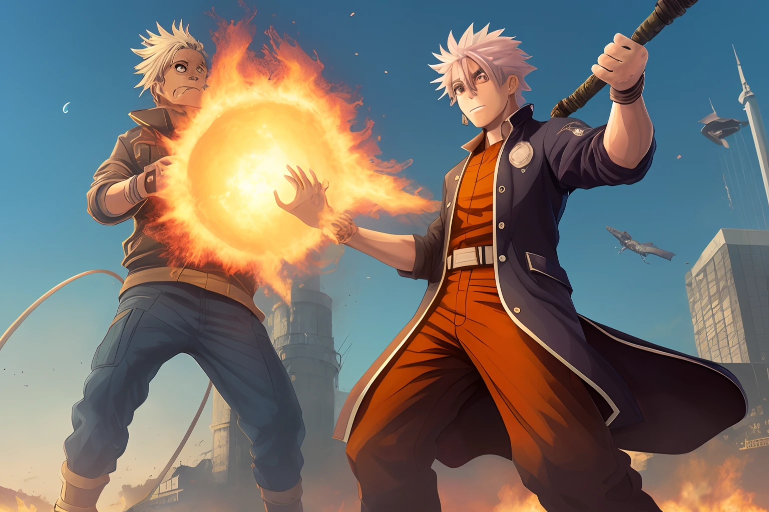 fire force benimaru shinmon crimson moon