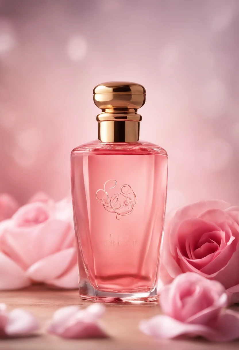 a boyyle of potion called the Love Elixir, a velvety elixir encased in a heart-shaped, rose-pink vial, invokes the purest and deepest forms of affection and empathy. When uncorked, a soft, rosy light emanates, warming the surroundings. Its aura fosters bonds, making hearts beat in harmony. Whether it's for self-love, friendship, or romantic connections, this elixir brings forth the power of emotional resonance and compassion. hyper realistic ,photo realisti, realistic