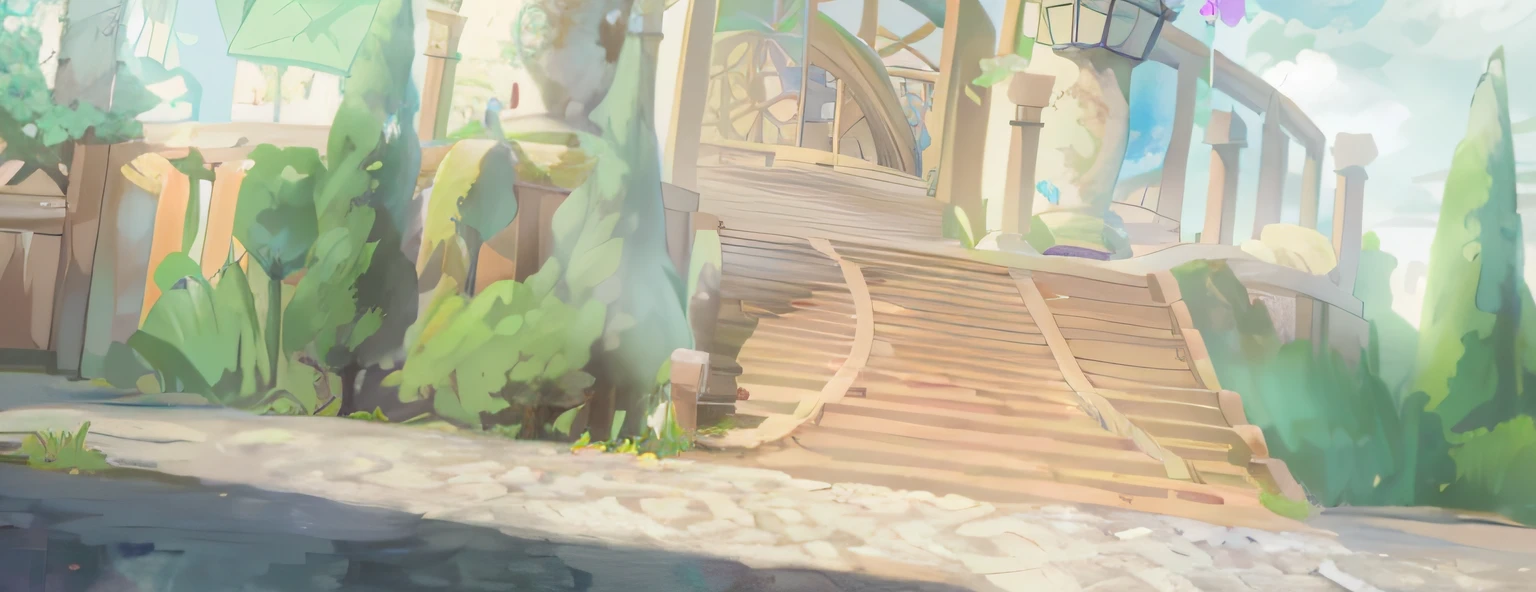 jpn、Wisteria forest、Stone lamps、(illustratio:1.0)、Epic composition、Realistic lighting、high definition detail、tmasterpiece、Best quality,(非常详细的 CG 统一 8k 壁纸)