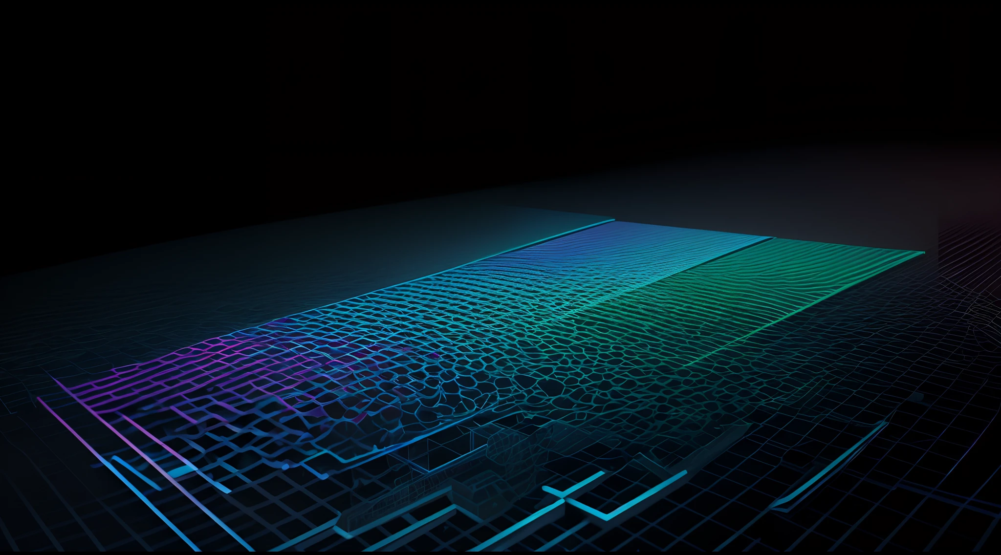 Engaging 3D visualization featuring stunning graphs、glinting