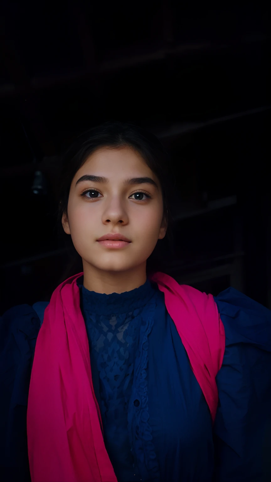 Cute girl 15 years old beautiful. Realistic face