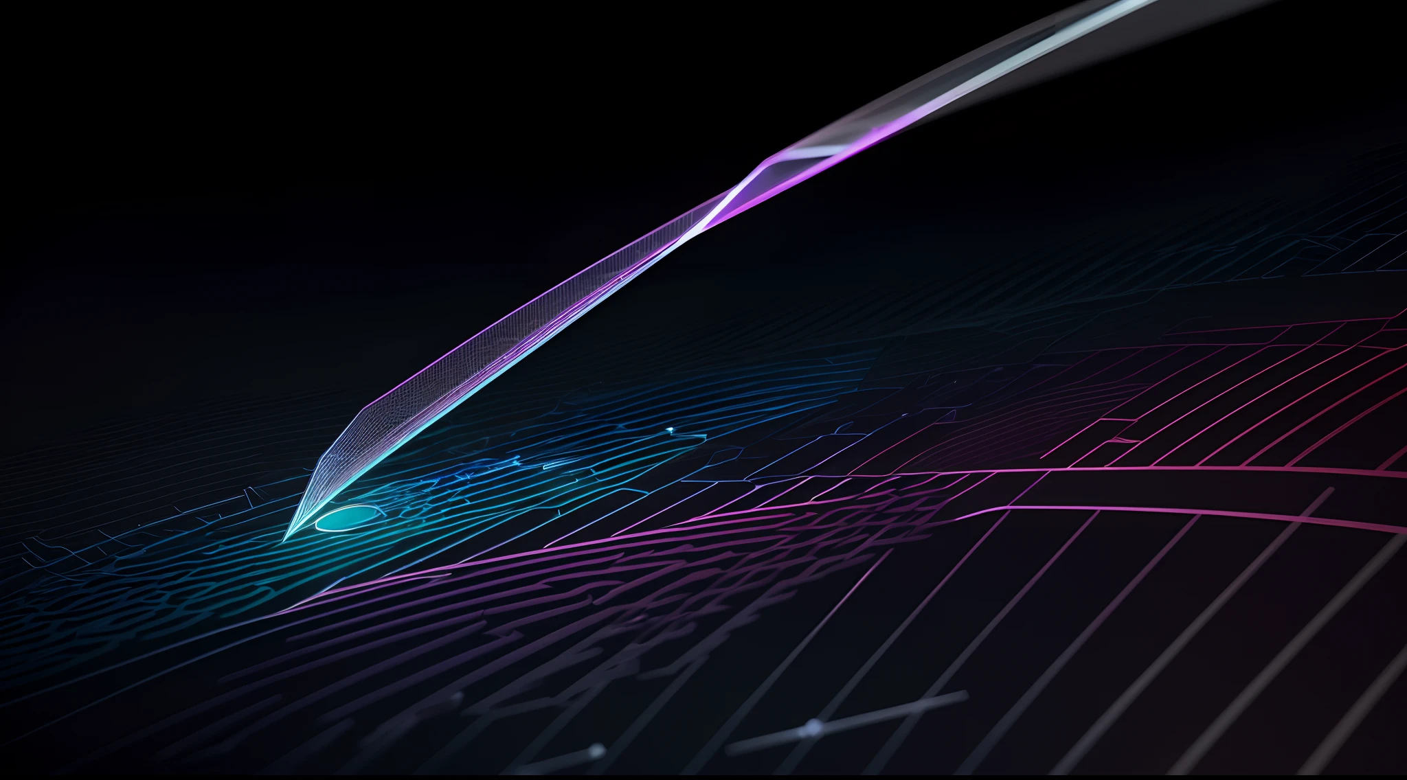 Engaging 3D visualization featuring stunning graphs、glinting