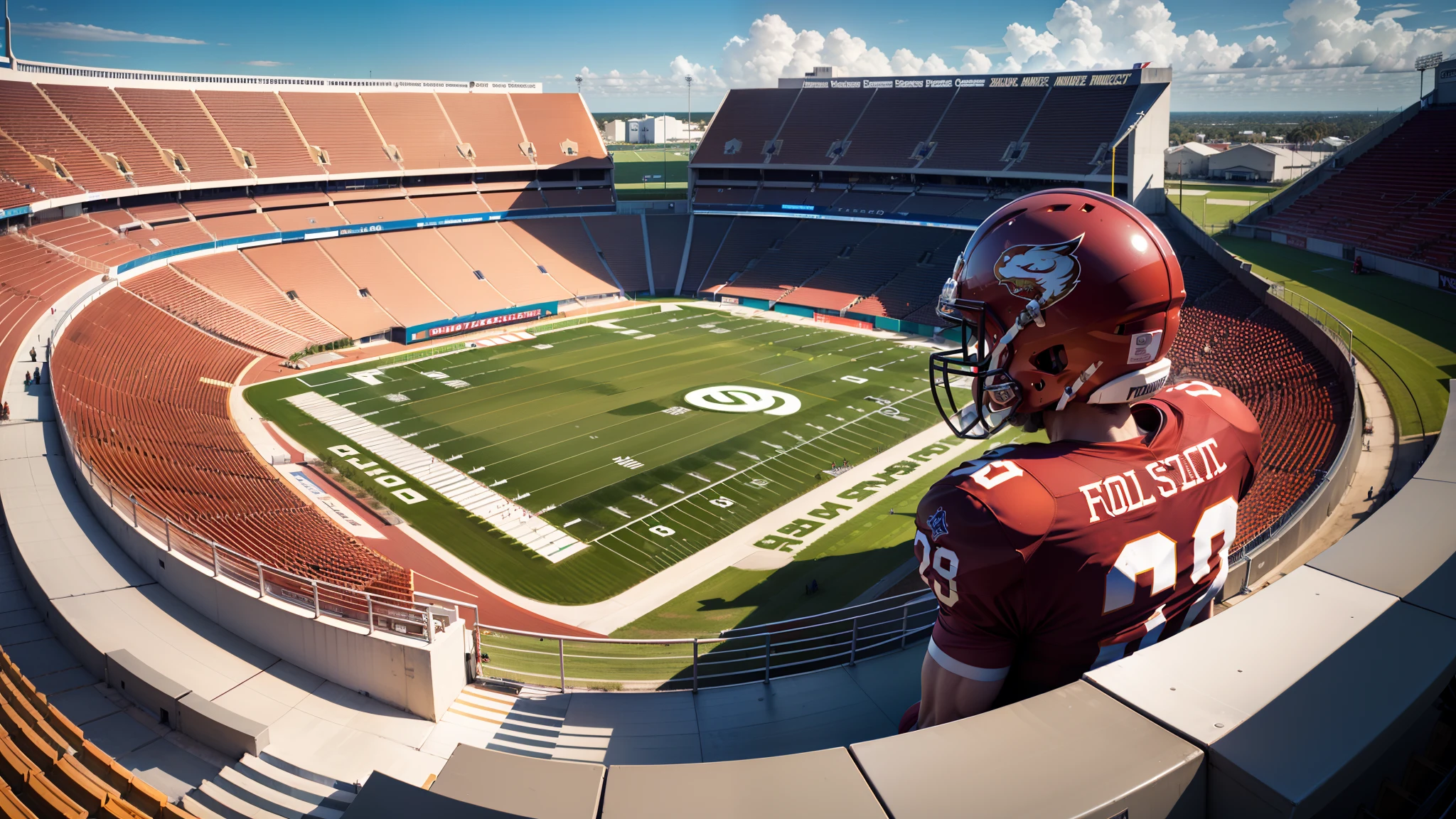 Florida state football stadium from outside