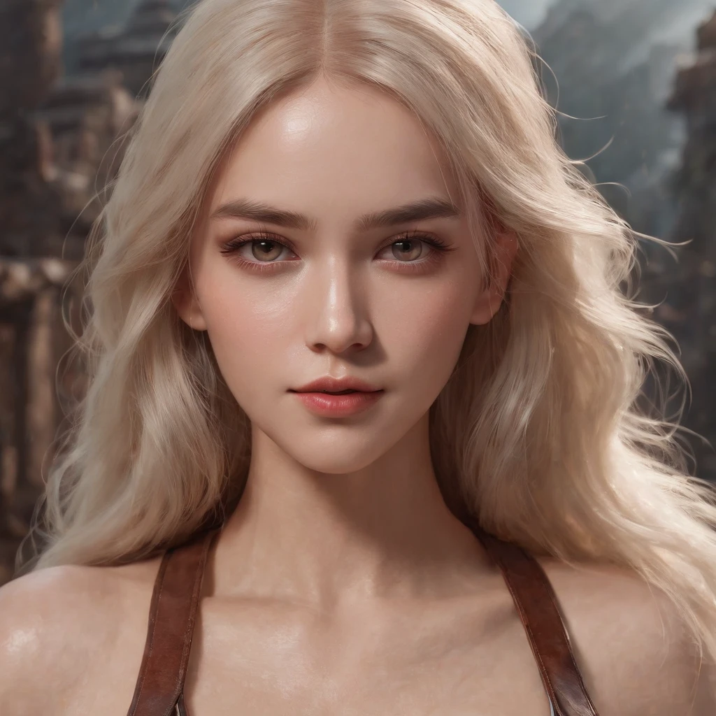 (professional 3d render:1.3) af (Realistic:1.3) most beautiful artwork photo in the world,Features soft and shiny female heroes, ((Epic hero fantasy muscle man rough wet hero angry look long hair short beard and ferocious expression in dynamic pose, Fantastic location, Majestic cluttered environment)), full body 8k unity render, action shot, skin pore, very dark lighting, heavyshading, Detailed, Detailed face, (vibrant, photograph realistic, Realistic, Dramatic, Dark, Sharp focus, 8K), (Old leather garments damaged by weathering:1.4), ((((Wear fur)))), (Intricate:1.4), decadent, (Highly detailed:1.4), Digital painting, rendering by octane, art stations, concept-art, smooth, Sharp focus, illustration, Art germ, (loish:0.23), wlop ilya kuvshinov, and greg rutkowski and alphonse mucha gracias, (Global illumination, Studio light, volumettic light), heavy rain, particles floating, lotr, fantasy, elf, full bodyesbian, ((Dark and ancient city background:1.3)),CGSesociety,art stations, (((Full body portrait of one adult girl!!!))). (Professional 3D Rendering:1.3) in the (Realistic:1.3). The most beautiful artwork photos in the world. Extremely beautiful and attractive face of a very young Asian girl with no makeup!! perfect facial proportions. Girl with soft and shiny long White hair detailed portrait.top-quality、masterpiece、超A high resolution、(Photorealsitic:1.4)、Raw photo、1人, bikini costume, large breast, highly intricate detail、Realistic light、a purple eye、radiant eyes、Facing the camera、