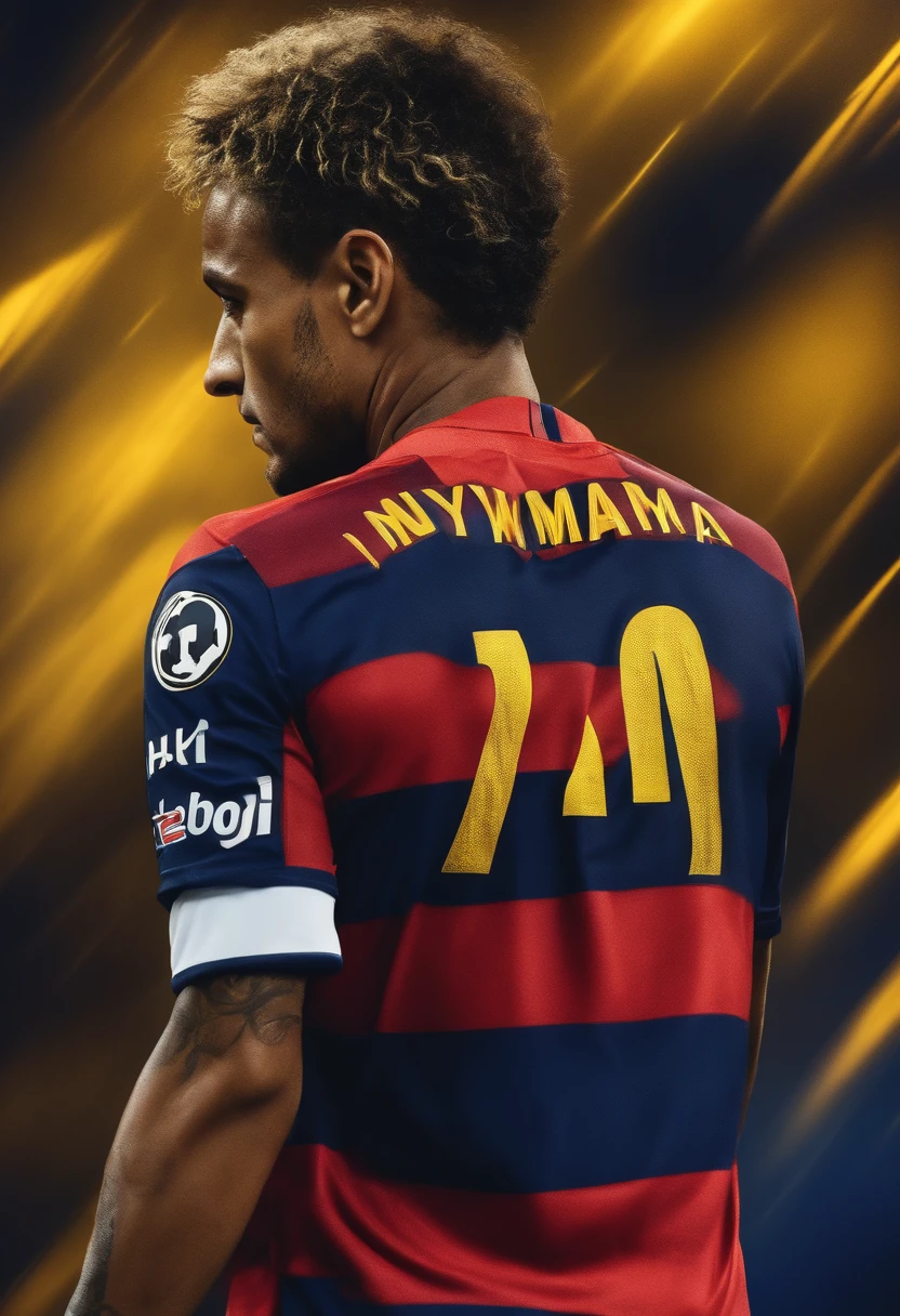 Neymar , altamente definido , 8k resolution, bola de ouro