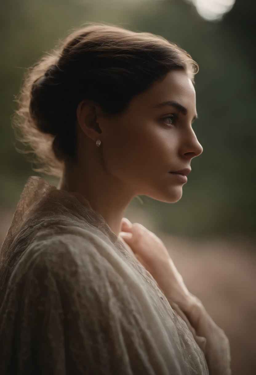 A capa apresenta um fundo suave e acolhedor, perhaps with shades of light blue and pale pink, suggesting both serenity and hope. Em primeiro plano, There's a picture of a woman looking at the horizon, representando Sophia, a protagonista, with a mixture of determination and vulnerability in her gaze. Behind her, uma figura masculina, representando Lucas, is shown in profile, expressing remorse and determination in their stance.
Entre os dois personagens, The image of a young child, simbolizando Clara, is present, com um olhar curioso e afetuoso, representing the innocence and curiosity that drives the plot. Figures are slightly blurred, suggesting the idea of hazy memories and the past that still haunts.
Na parte superior, The title "Cicatrizes do Passado" It's highlighted in elegant lettering, with a style that conveys both the sensibility and the strength present in the story. Below the title, The author's name is displayed unobtrusively.