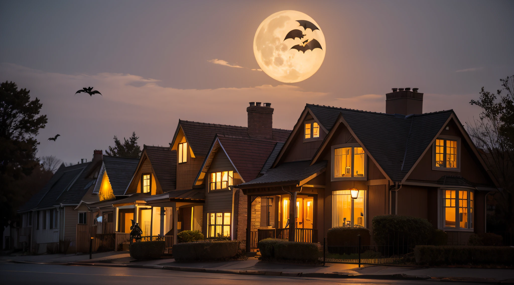 Halloween residential housing