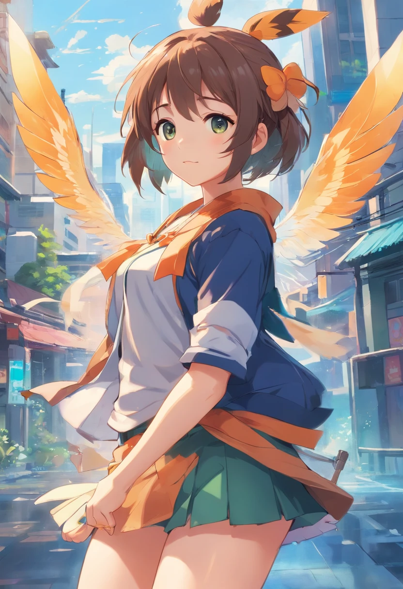 single character full body, Anime visuals of cute girls, anime moe art style, Anime Best Girl, full body single character, small curvy loli, Twin-tailed, anime vtuber full body model, brambling,ATRI,onepiece,lowfers