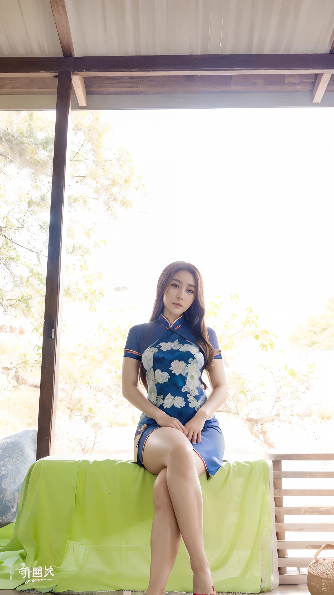 1girl in, age19, Solo, Long hair, Colossal tits, Looking at Viewer, blondehair, Bare shoulders, Brown eyes, jewely, Full body, a necklace, off shoulders, Sweaters, Realistic, A sexy, Luna Maya, (RAW photo:1.2), (photorealistic:1.4),(masterpiece:1.3),(best quality:1.4),ultra high res,(detailed eyes),(detailed facial features),(detailed clothes features),HDR,8k resolution, skin tight, (((high detailed skin,visible pores))), dreamlike, (ulzzang-6500-v1.1:0.5),pureerosface_v1:0.2, face close-up, 1 girl, tall body, slim faces, body abs:1.2, , 30 years old, gigantic breast, wearing tight close pastel floral silk malay gamis with hijab, full body, beautiful shy smile, wearing high heels, real Life adaption of this character,her name is Tsunade senju from anime naruto ,hyper realistic ,very realistic detailed yellow hair, high resolution, photorealistic,very detailed,very realistic outfit, Japanese face,detailed shining eyes, calm expression,realism,((Tsunade)),((Wiping ass)),(stand on tatami),((mature female)),Thick body,((Solo)),(((completely naked))),(((Cheongsam with high slit))), ((Blush)),in ryokan,A MILF,trending on artstationh,intricate face details,(Curvy physique), vibrant, 4K, 12k resolution