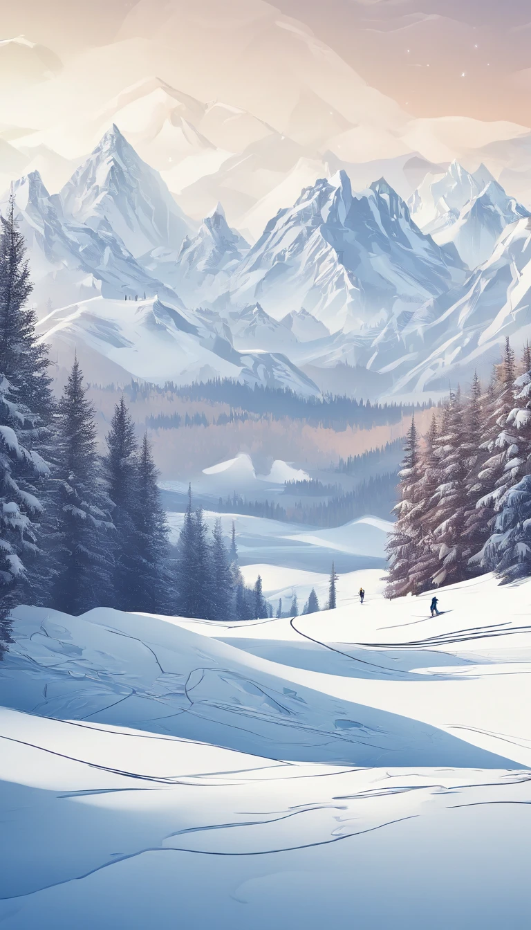 (best quality,4k,8k,highres,masterpiece:1.2),ultra-detailed,(realistic,photorealistic,photo-realistic:1.37),winter,poster,cold weather,illustration,detailed background,crystal clear water,CGI,powerful waves,majestic mountains,frozen trees,icy textures,mist in the air,colorful sunset,dramatic sky,snow-capped peaks,winter sports,snowboarding,snowflakes sparkling,icy letters,C4D