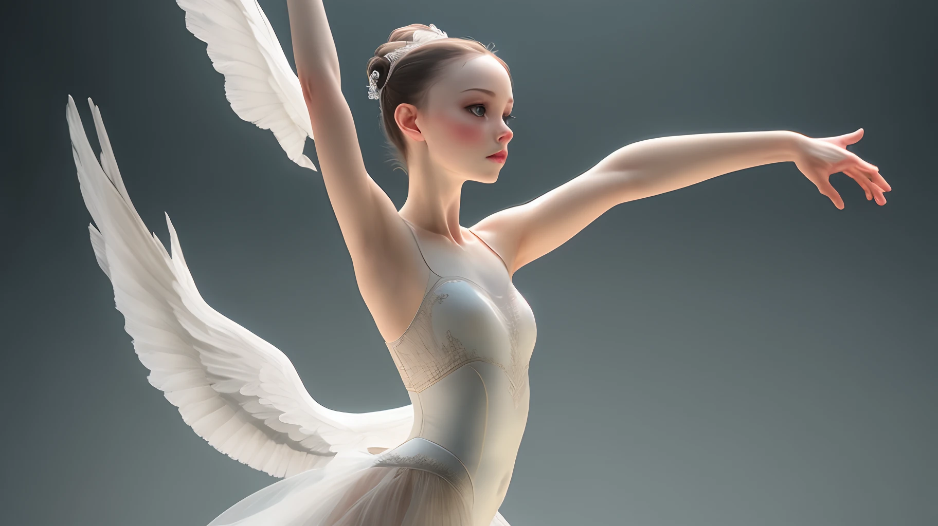 Ballerina with broken wings