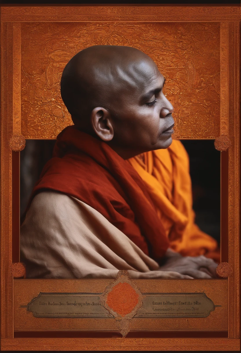 Imdian saffron monk