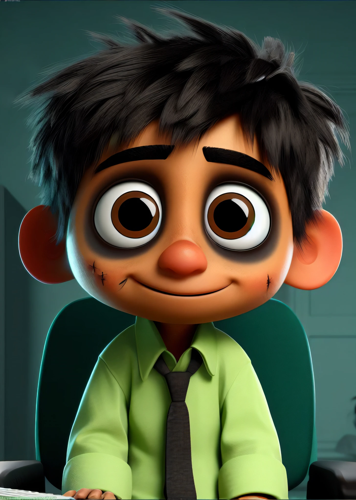 Copy the character from the original image and do it in other positions.