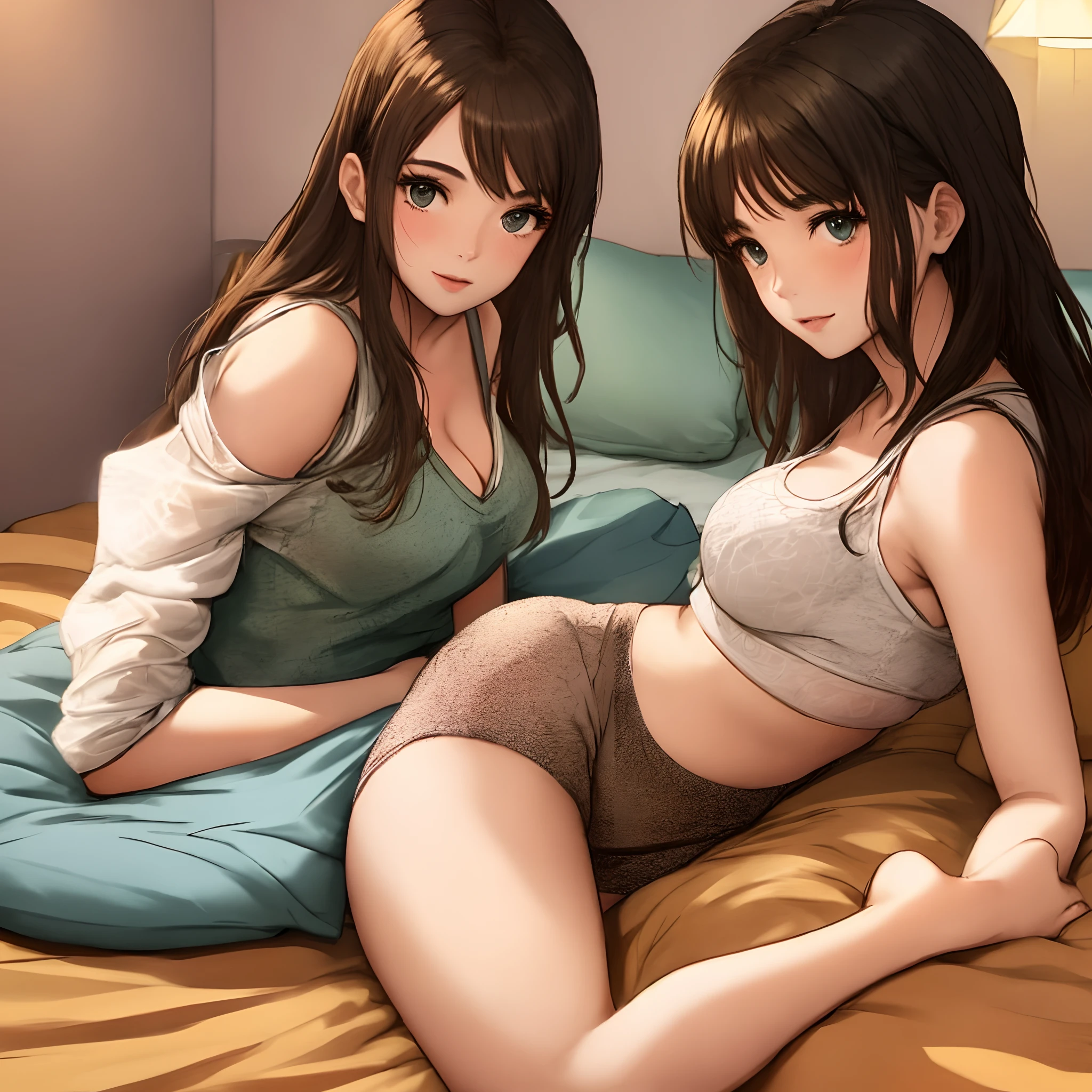 Foto de mulher de quatro na cama sem calcinha