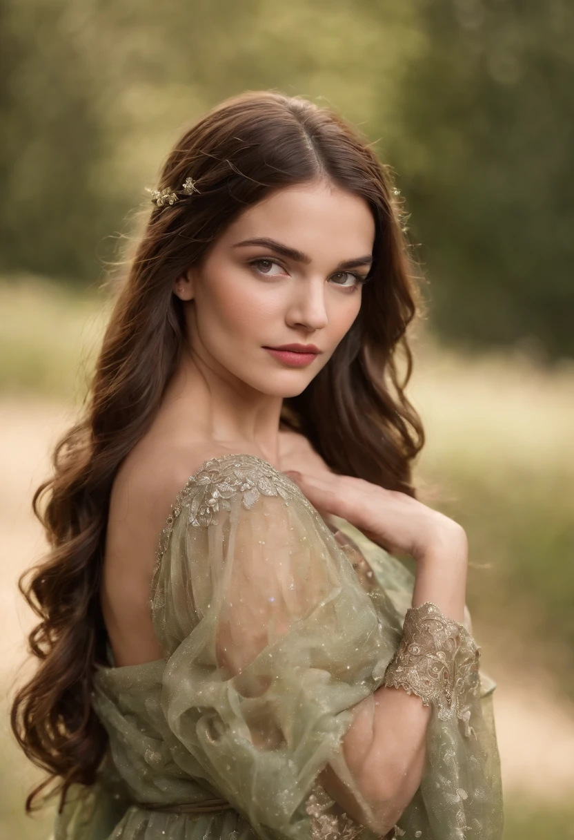 (((uma ferida avermelhada profunda atravessa sua bochecha esquerda))) tez justa, mulher em torno de 19 anos, cabelos brancos naturais, olhos verdes distintos, vestindo kohl, slender and graceful, Beautiful, vestido rasgado mostrando seus seios grandes, luz de velas em um ambiente medieval, Ultra sharp focus, tiro realista, roupas femininas medievais, cores tetradicas (cicatriz:1.4)