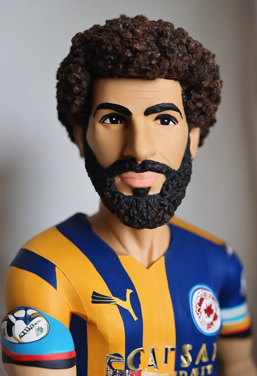 Portrait of Footballer Mohamed Salah