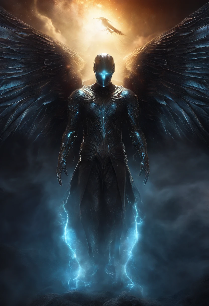 Cosmic Fallen Angel, glowing light eyes, Biomechanical, eerie, Creepy, nightmarish, Very bright colors, Light particles, with light glowing, Mshiv, wallpaper art, Ultra HD wallpaper universe fallen angel, glowing light eyes, Biomechanical, eerie, Creepy, nightmarish, Very bright colors, Light particles, with light glowing, Mshiv, wallpaper art, Ultra HD wallpaper universe fallen angel, Bright and clear eyes, Biomechanicals, Strangely, horrid, nightmare, Very bright colors, Light particles, There is bright light, Mshiv, wallpaper art, ultra HD wallpaper