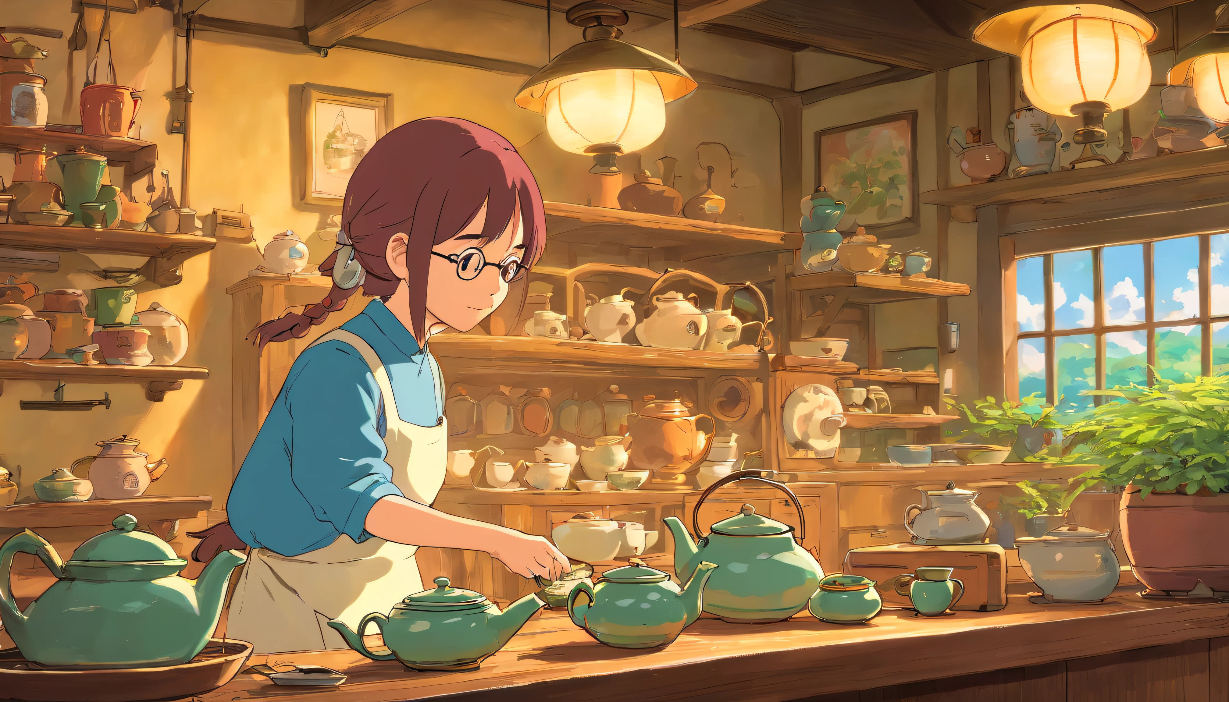 Tea making studio