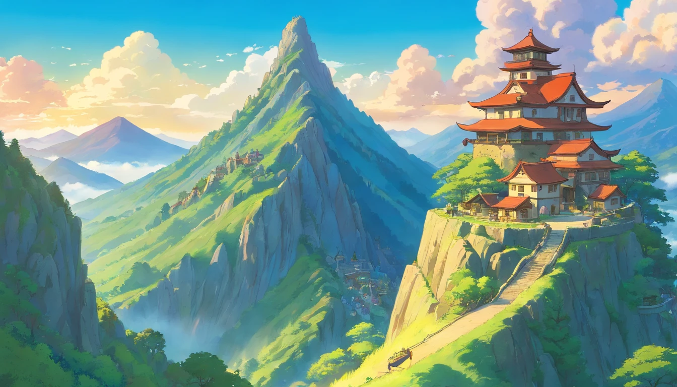 In the mountains