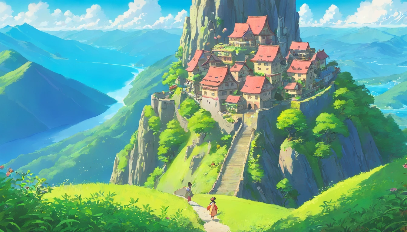 In the mountains