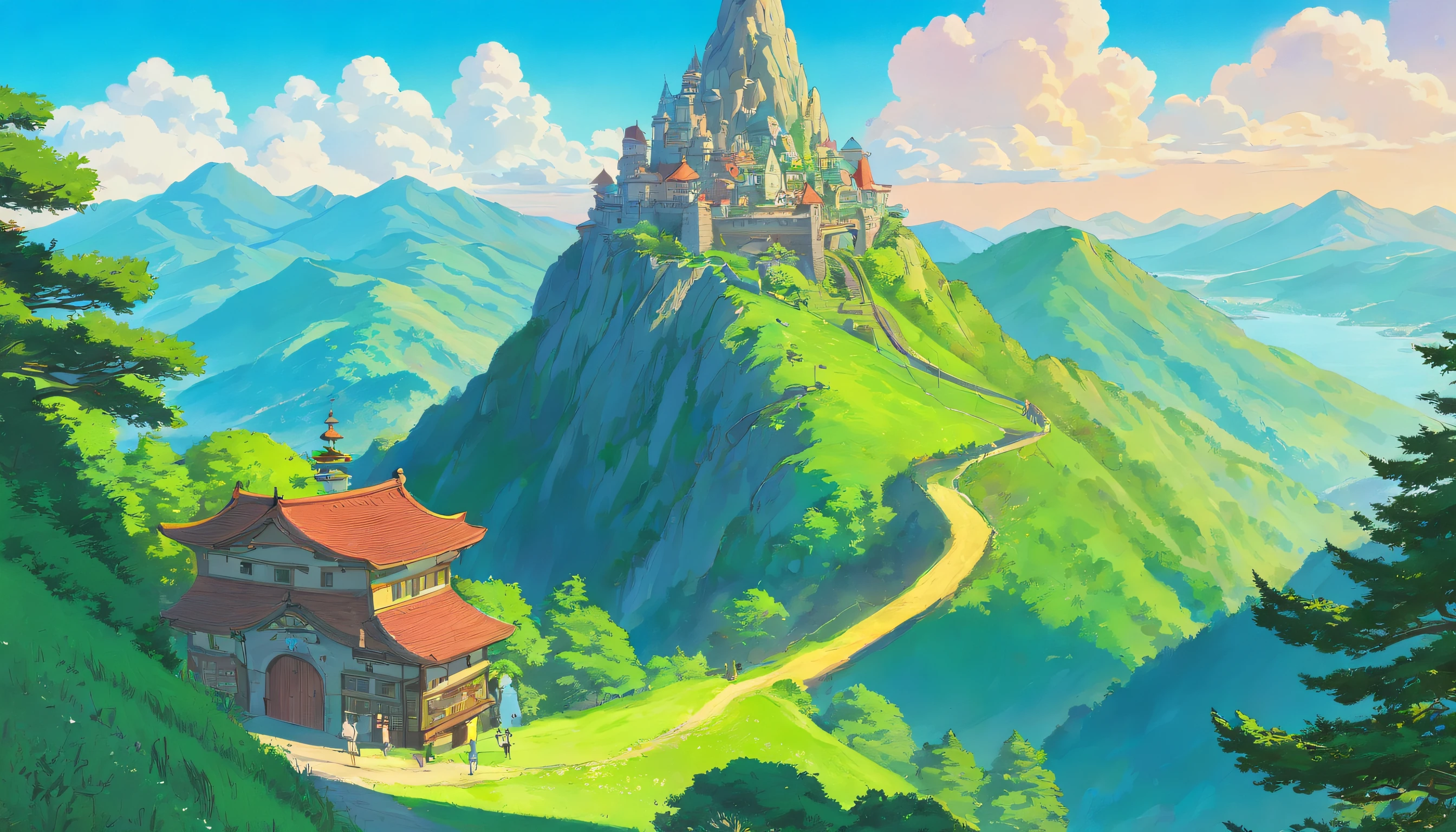 In the mountains
