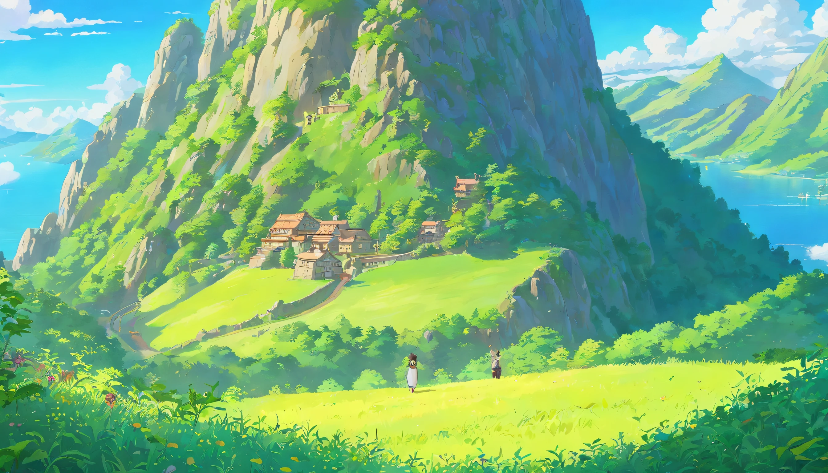 In the mountains