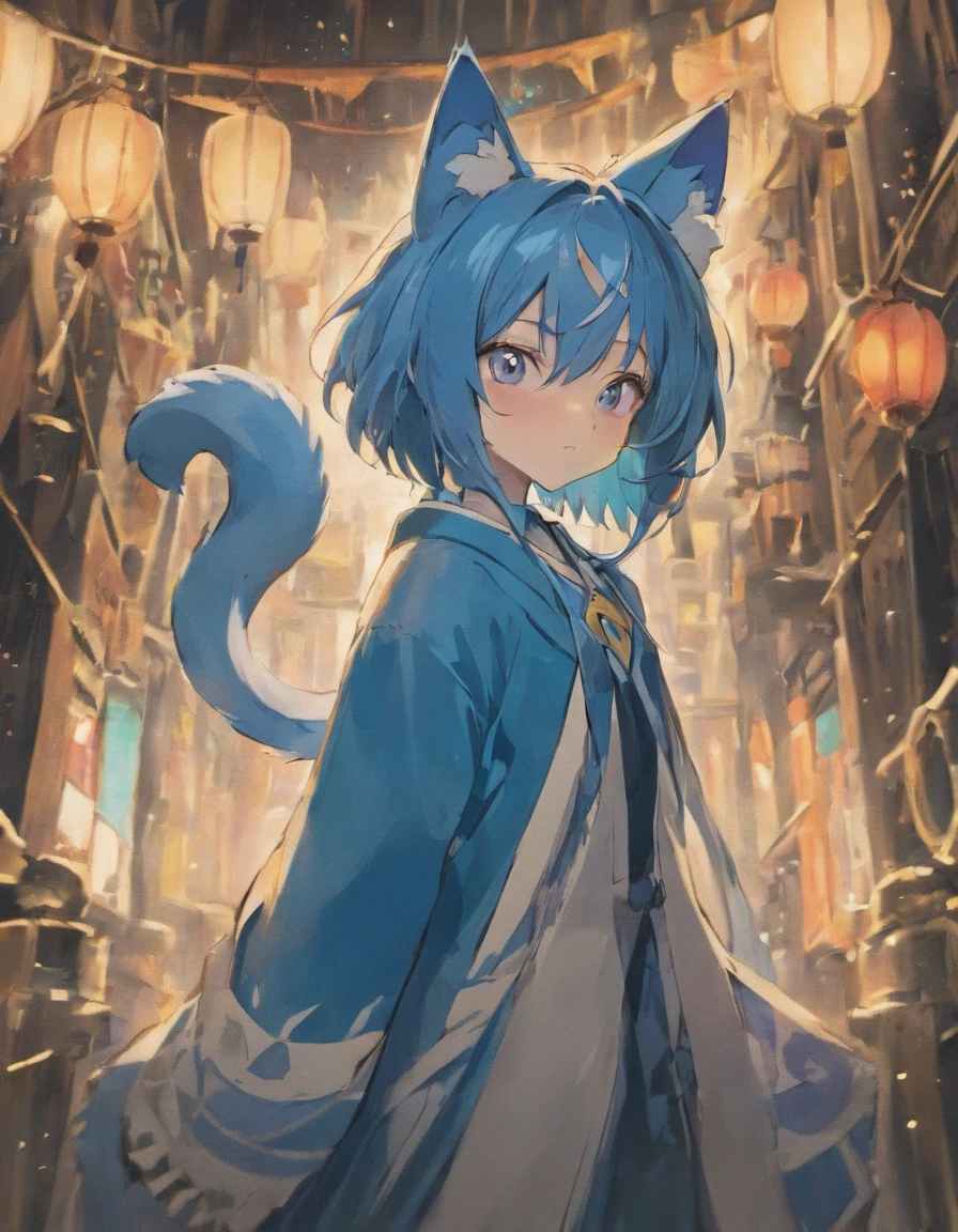 Blue Cat Odd-Eye