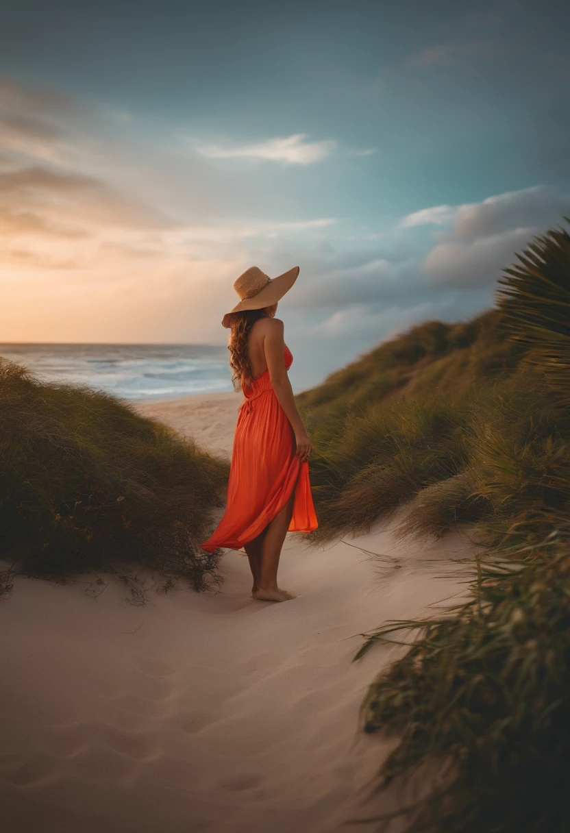 girl on a beach