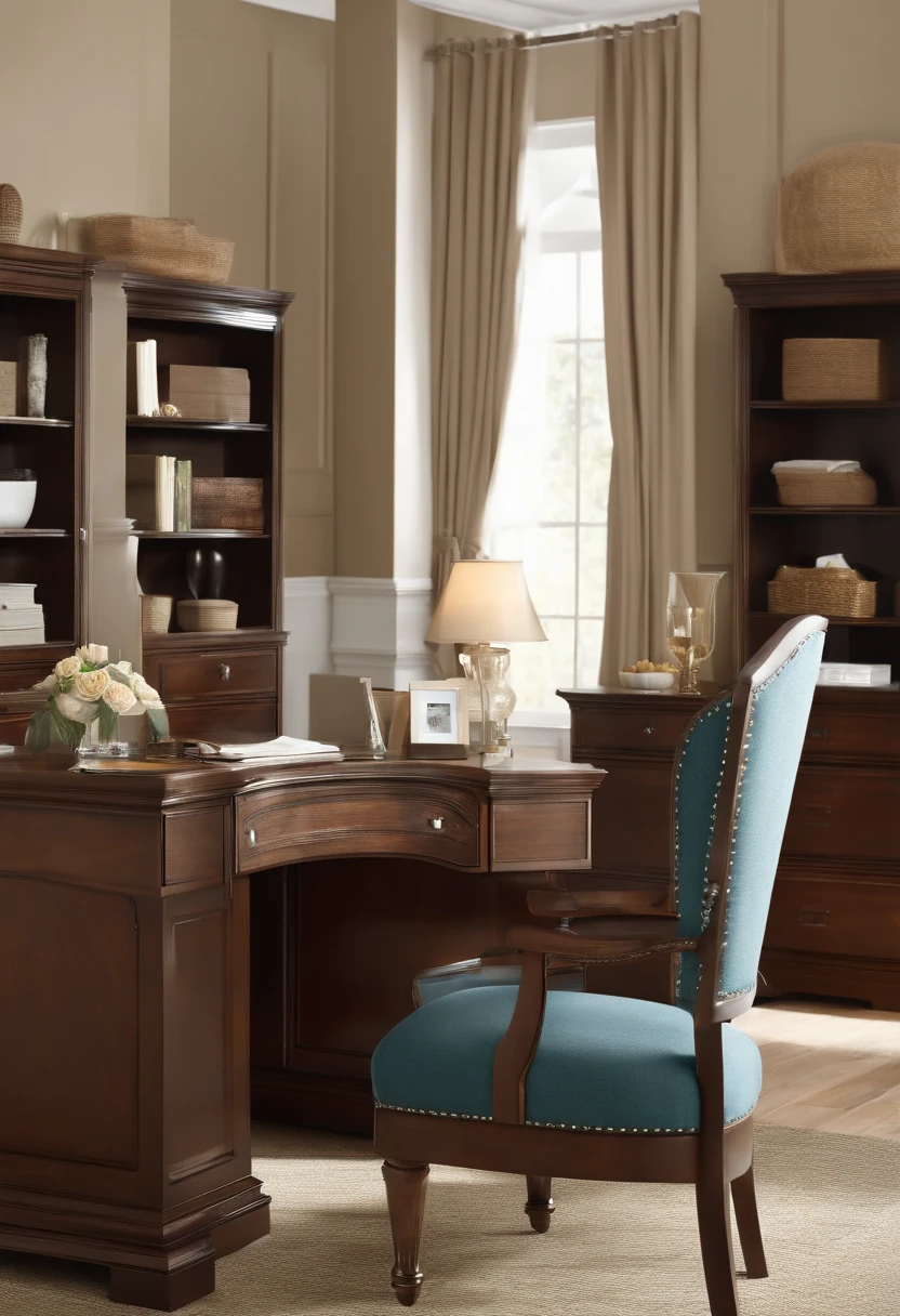 Create a Virtual Desk That Is Professional and Attractive, To represent my store in a friendly and welcoming way. Busco uma imagem que transmita confiabilidade e simpatia, with a stylish uniform and a nice, professional appearance."
This text expresses its intention in a respectful and appropriate way. If you need further guidance or specific assistance in creating this rendition, I'm available to help