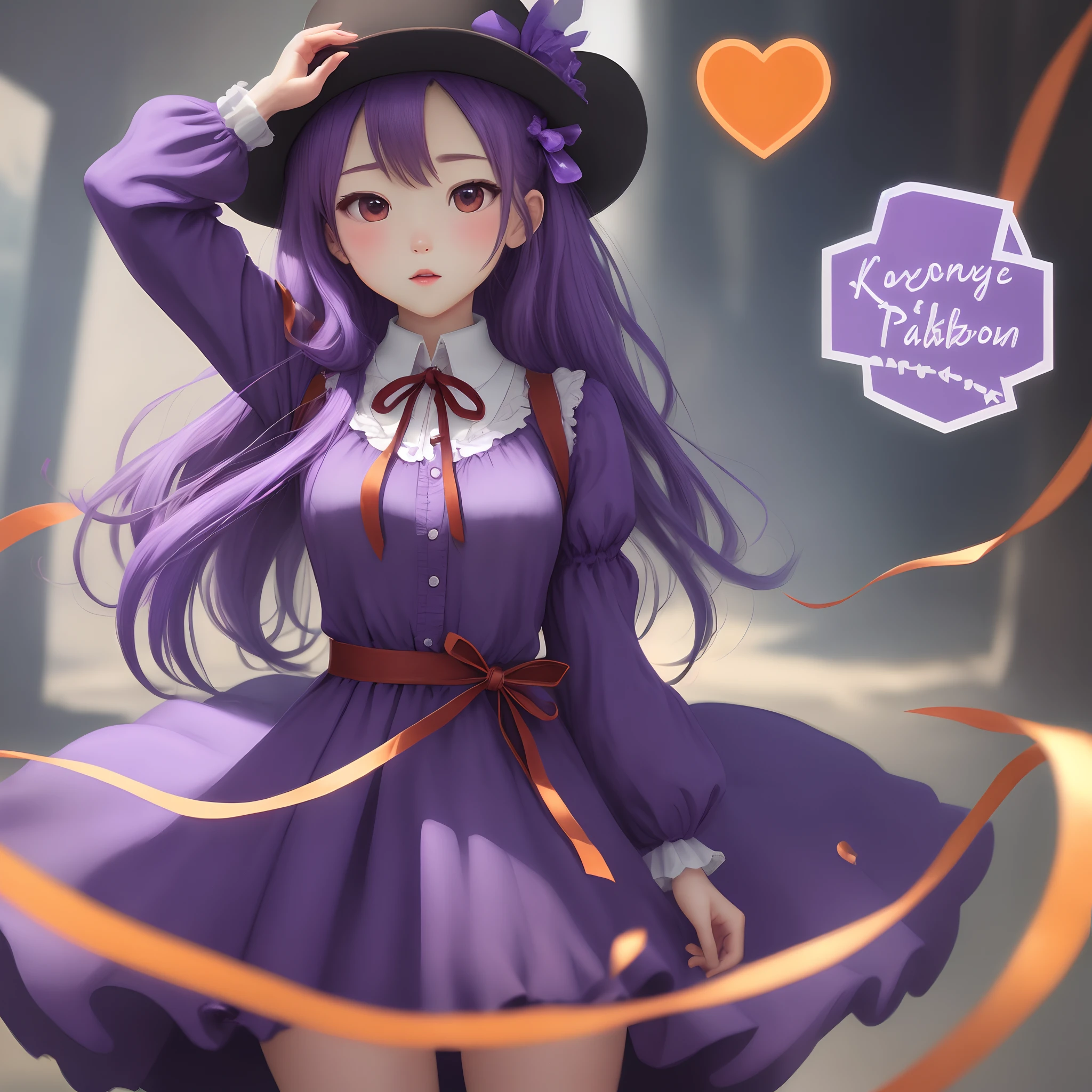 Purple ribbon pfp