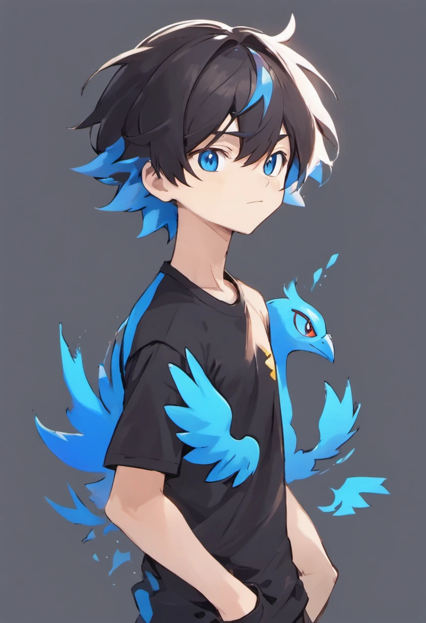 Male child side with dark hair and light eyes. Adorable little shirtless boy with a huge hard cock in his short shorts.