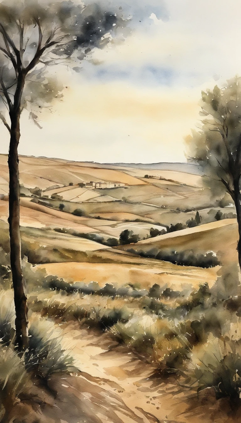 ISRAELI PALESTINIAN CONFLICT,ink and watercolor painting,water ink,ink,Smudge,Faraway view,Ultra-wide viewing angle,Meticulou,Extremely detailed picture depiction,wide angles,depth of fields,tmasterpiece,realisticlying,Beautifully depicted,A detailed,acurate,Works of masters,tmasterpiece