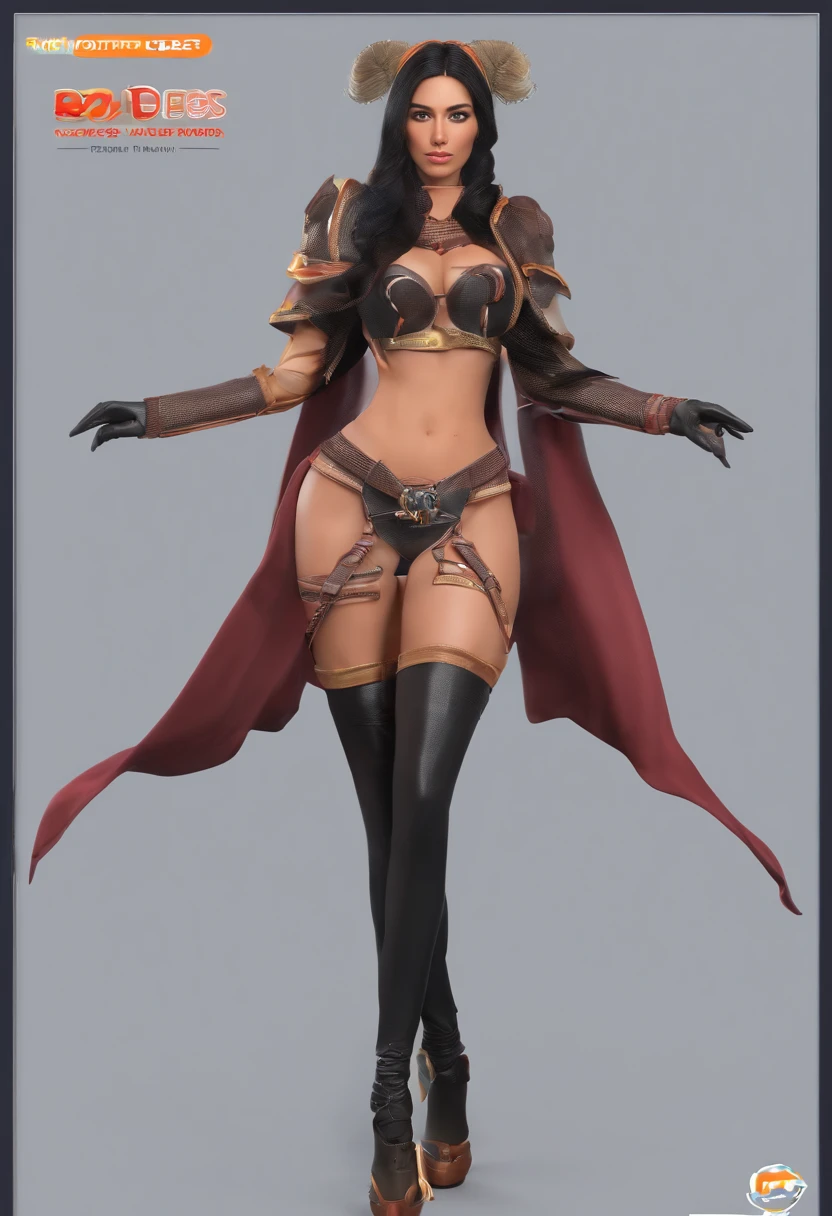 Mulher parda, com cabelos longos e negros, vestida de preto, bruxa com coruja no ombro.