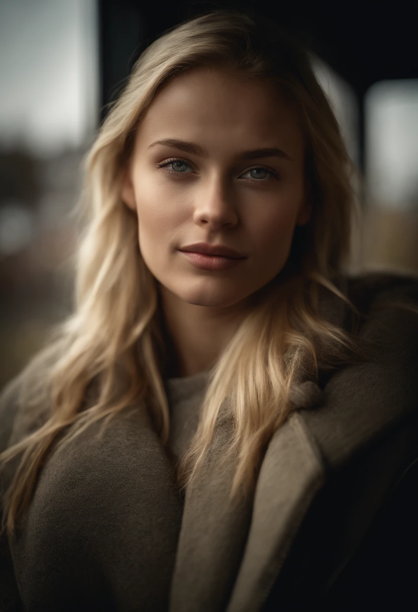 Dull quality, blonde swedish girl , pretty , clear pretty eyes, hazel eyes, light skin, attractive