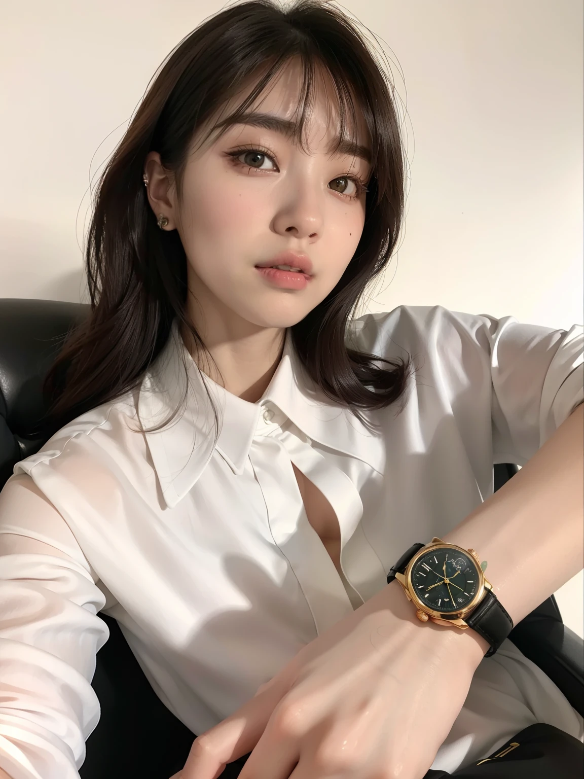 Araffe woman sitting on a green chair with a watch on her wrist, Heonhwa Choe, imagem vazada, Bae Suzy, Jaeyeon Nam, 🤬 🤮 💕 🎀, jennie blackpink, Mulher sul-coreana bonita, linda mulher coreana jovem, gemma chen, Wenfei Ye, Seseon Yoon, Lee Ji - Eun, 🤤 retrato da