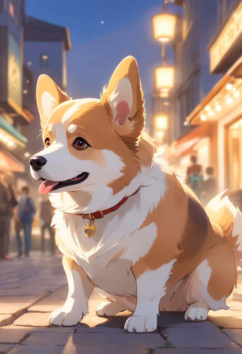 "Produces ultra-high-definition images that chic Pembroke Welsh Corgis, Classic Dog Pose. Using advanced macro photography techniques、Highlights the intricate details of the dog's coat, Standing ears, And expressive eyes and tongue are partially out. Place the camera at the dog's eye level, Create an intimate connection between the viewer and the dog's subject. Implement a wide aperture for a shallow depth of field, Make the dog stand out clearly against a gently blurred background. Improve lighting、Emphasizes the texture and contours of the dog's body, Using the software, Remove coarse shadows、, cosy atmosphere. Catch a dog in a relaxed position, But balanced, Show your flexibility and elegance. Try to capture the moment in natural movement, Stretching, grooming, etc., To convey a sense of authenticity. Implement post-processing techniques to improve image clarity, contrast, and color balance, Secure all aspects, From the dog's intricate patterns to its intense gaze, Rendered in stunning detail. Finally, Conveys the gentle beauty and innate grace of the Welsh dog Corgi Pembroke, Capture fleeting moments celebrating the unique essence of a dog's curiosity and balance."