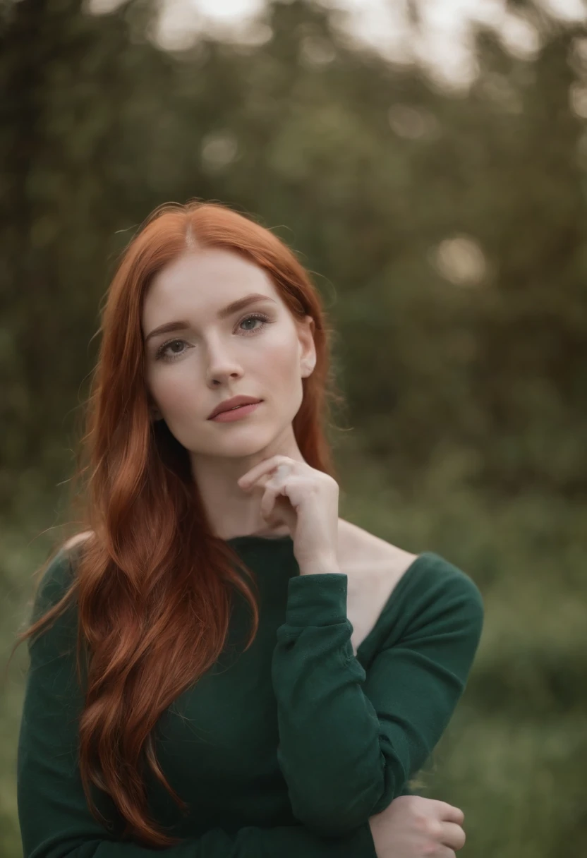 Red haired girl is doing planning with her for friends, cabelos curtos nua, Agora mesmo