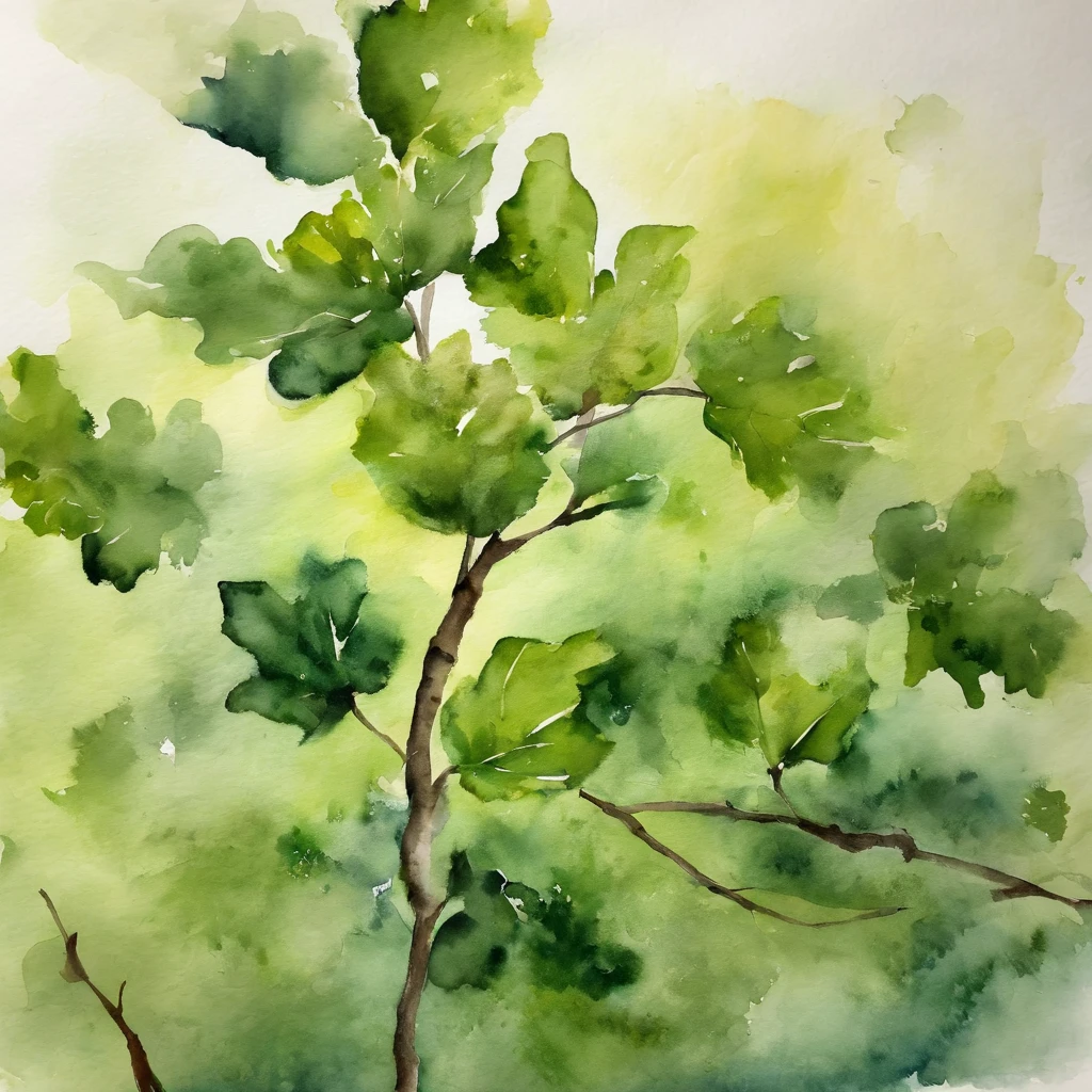 folha de uva, verde em meio a nuvens